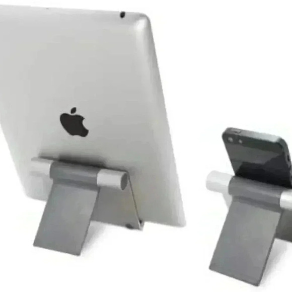 TechMatte iPhone/iPad Brushed Silver Metal Adjustable Stand Holder NWT - Picture 6 of 9